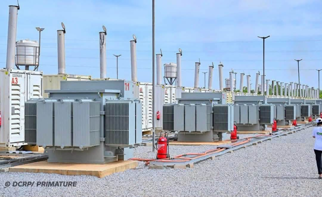 Transformateurs de la centrale thermique de Pabré