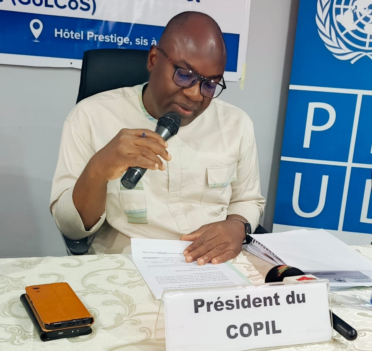 Le Président du Comité de pilotage (COPIL) du projet GoLCoS, Responsable du Programme budgétaire « Décentralisation »